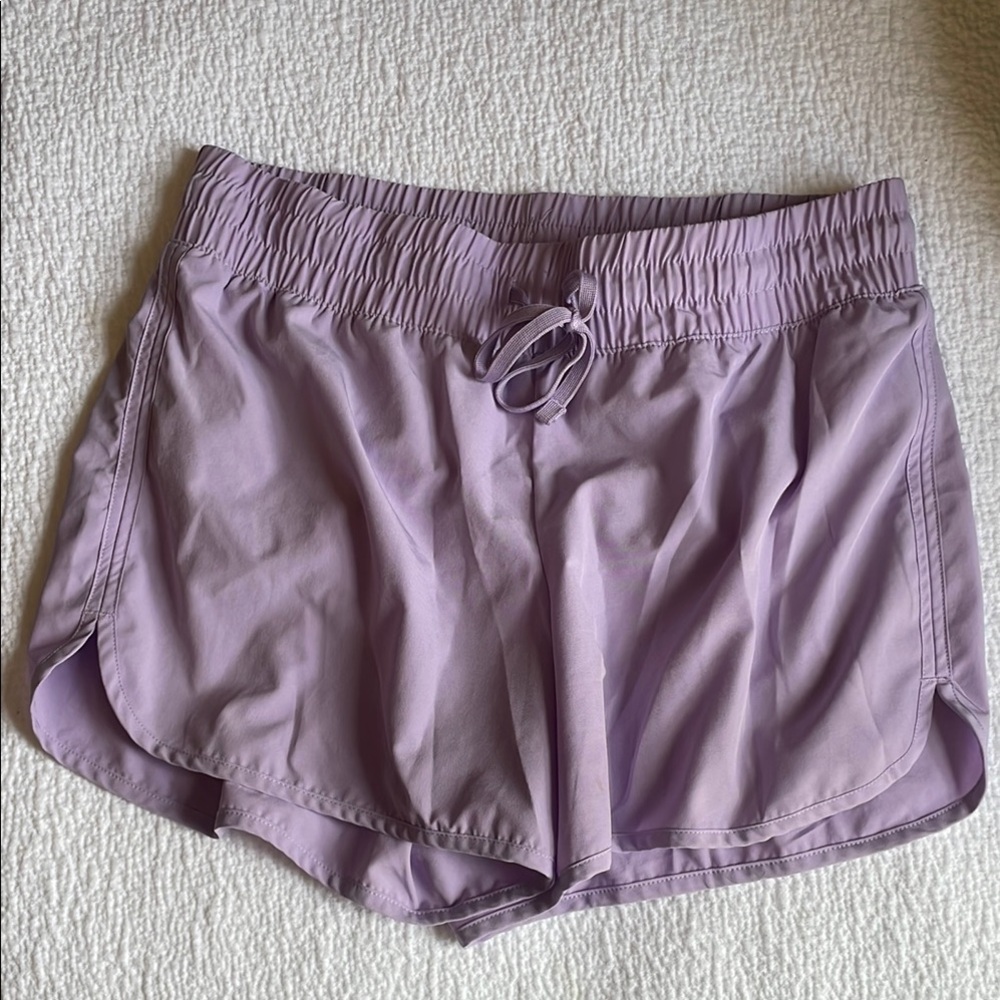Women's Light Purple Athletic Shorts